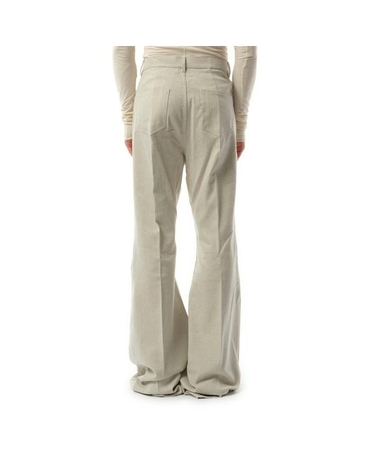 Rick Owens Natural Bolan Bootcut, 100% Cotton for men