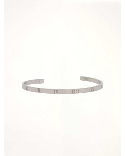 Maison Margiela Natural Numerical Cuff 4Mm Bracelet for men