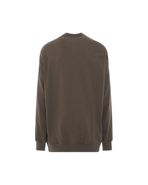 Rick Owens Brown 'Splintered Peter Long Sleeves T-Shirt, , 100% Cotton, Size: Small for men