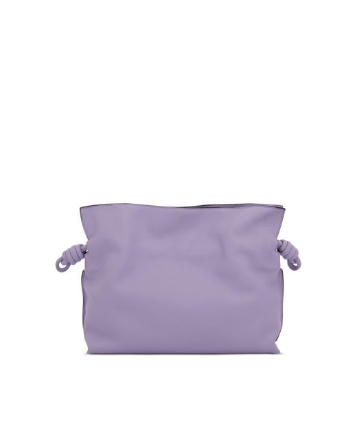 Loewe Purple Flamenco Clutch, , 100% Vacuno-Calf Skin