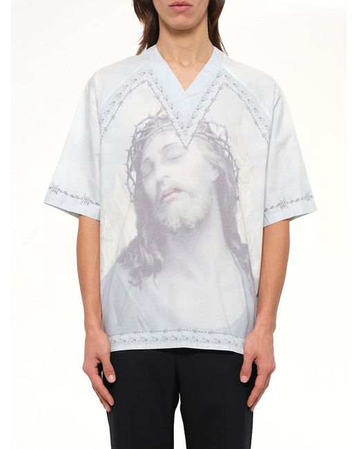 Givenchy White T-Shirt for men