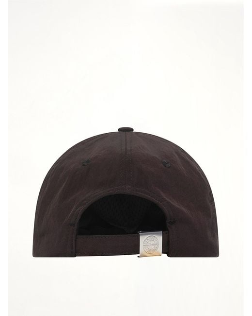 Stone Island Black 9100001 Baseball Cap for men