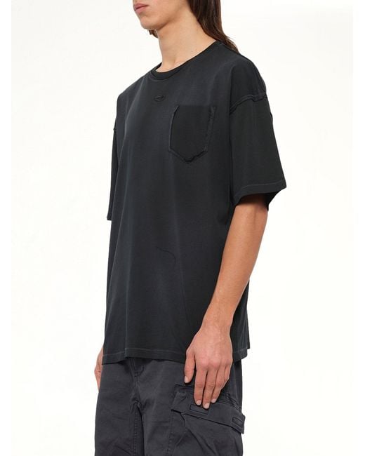 DIESEL Black T-Pock T-Shirt for men