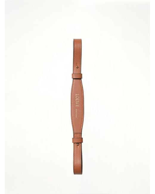 Loewe White Branded Short Strap