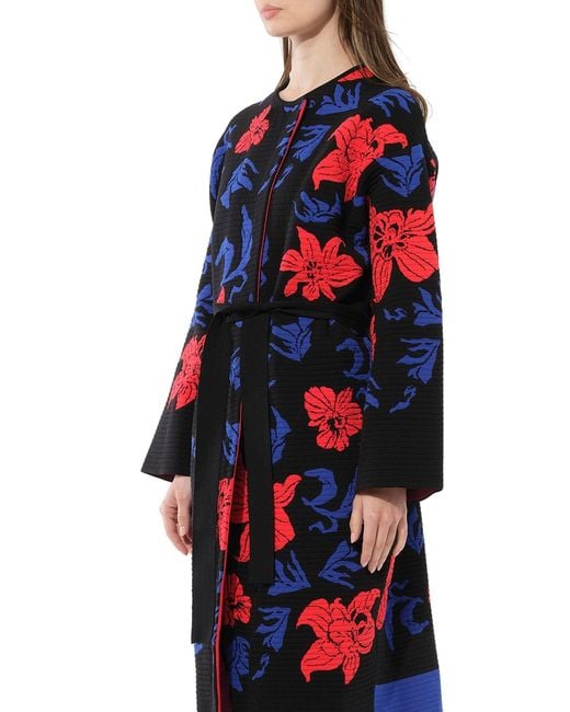 Emilio Pucci Red Floral Coat