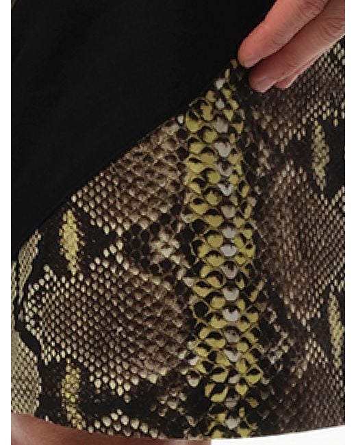 Givenchy Black Snake Print Bermuda for men