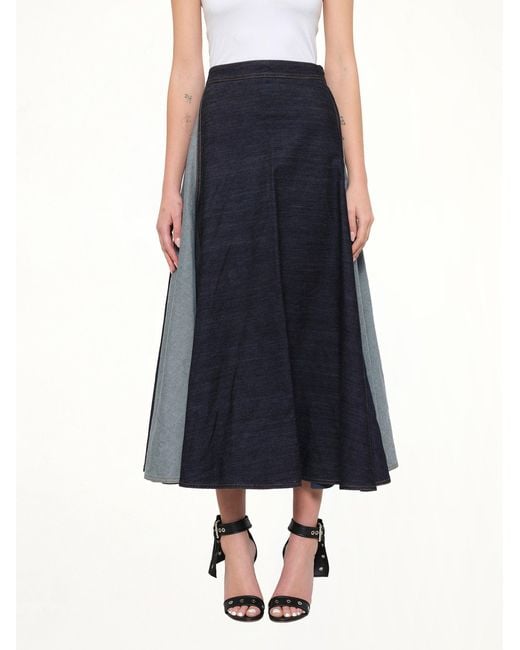 Lanvin Blue Skirt