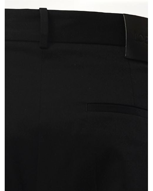 Loewe Black Pleated Trouser for men