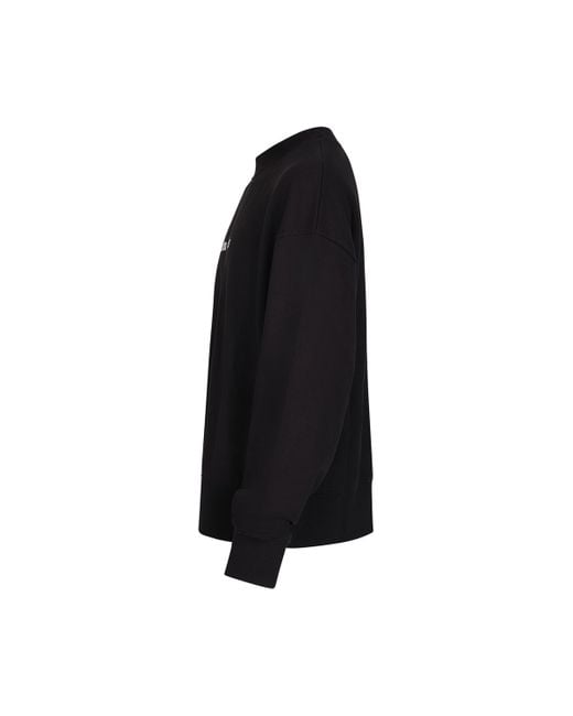 Palm Angels Black Classic Logo Printed Sweatshirt, Long Sleeves, , 100% Cotton for men