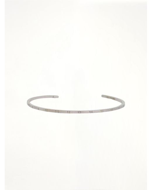 Maison Margiela Natural Numerical Cuff 2Mm Bracelet for men