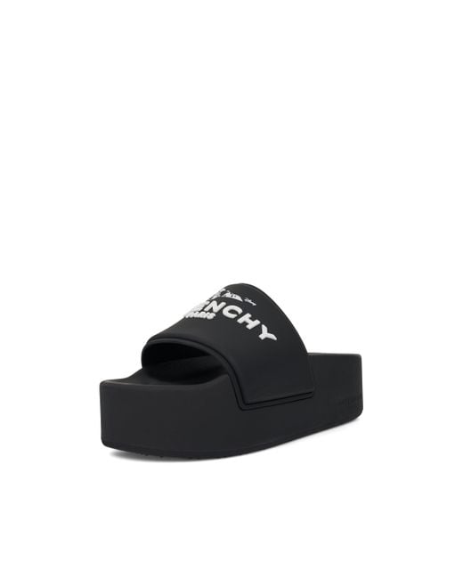 Givenchy Black Disney 101 Dalmatians Platform Sandals, , 100% Rubber