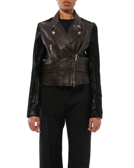 Givenchy Black Lamb Leather Jacket, 100% Leather