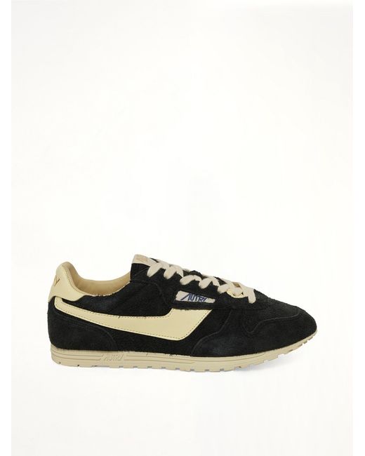 Autry Black Windspin Low Sneaker