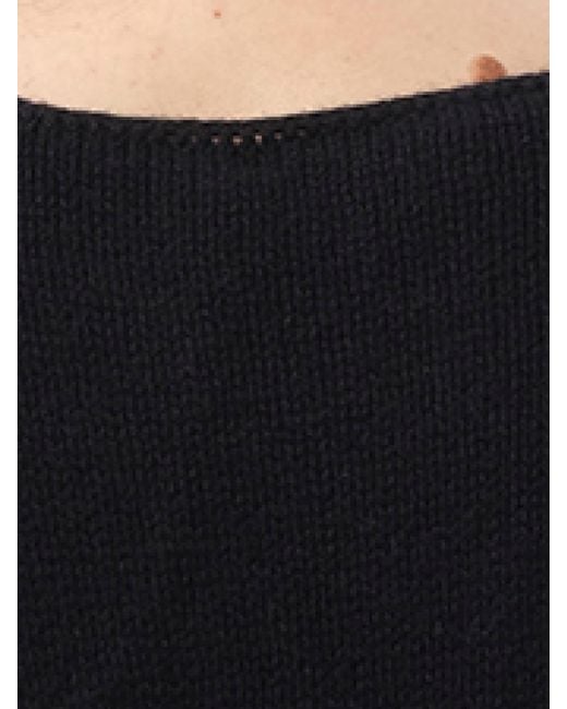 Lanvin Black Knitted Top