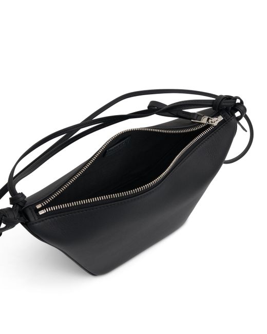 Loewe Black Mini Hammock Hobo Bag Crossbody, , 100% Calf Skin