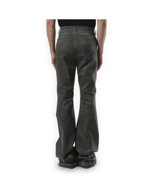 Rick Owens Black Bolan Bootcut, 100% Cotton for men