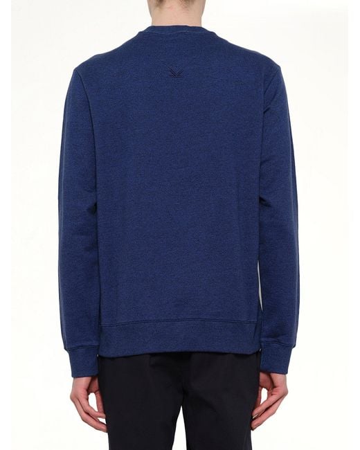 KENZO Blue Logo Sweatshirt for men