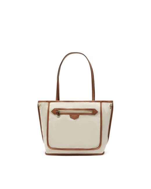 Moreau White Saint Tropez Tote Reverse Pm