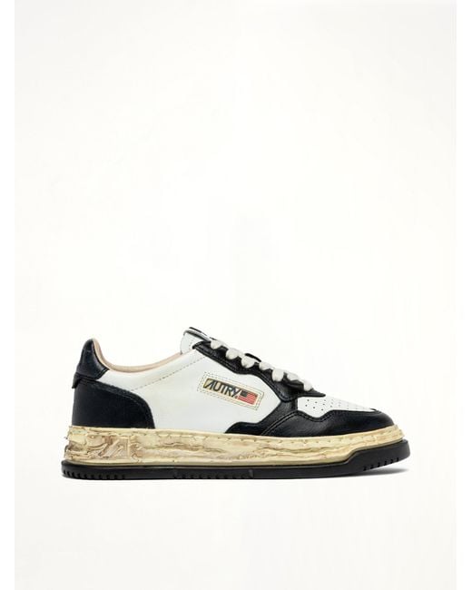 Autry White Mmy Super Vintage Low Sneaker