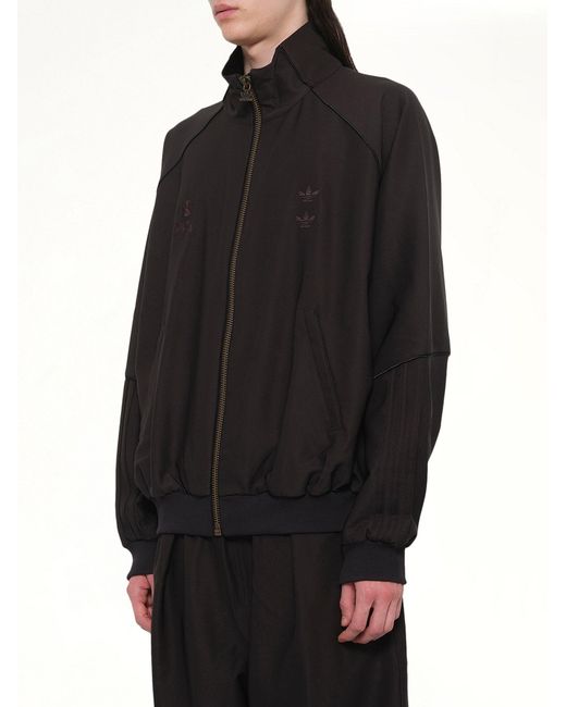 Willy Chavarria Black Adidas X Chavarria Twill Track Jacket for men