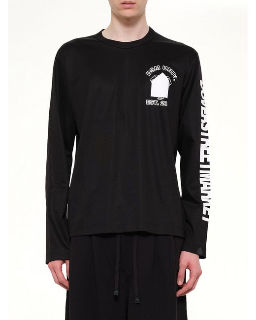 DSM KEI NINOMIYA Black Dsmu Long Sleeve T-Shirt for men