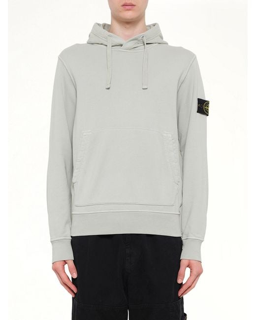 Stone Island Gray 6100062 Hoodie Sweater for men