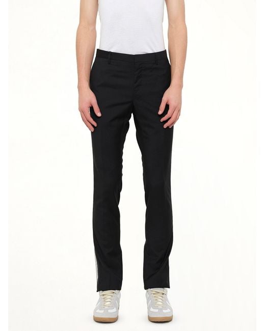 Lanvin Black D8 Slimfit Pants for men