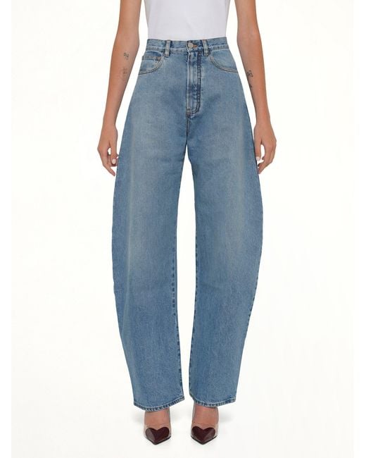 Alaïa Blue Round Pants
