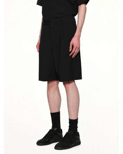 Entire studios Black Tailored Shorts for men