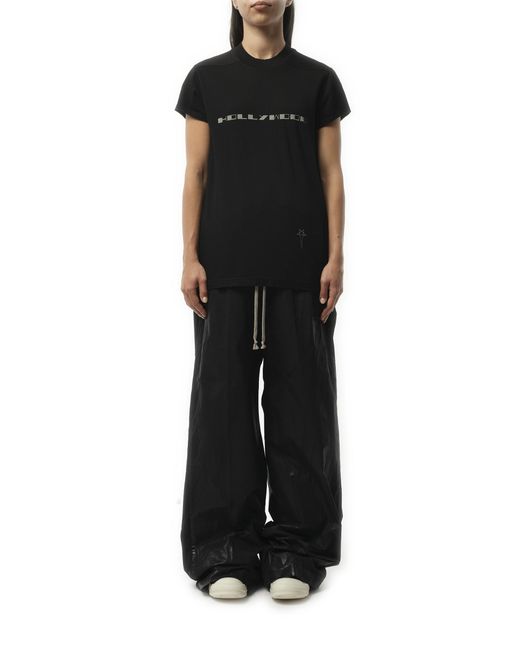Rick Owens Black Hollywood Small Level T, 100% Cotton, Size: Medium