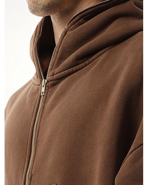 Entire studios Brown Eternal Zip Hoodie for men