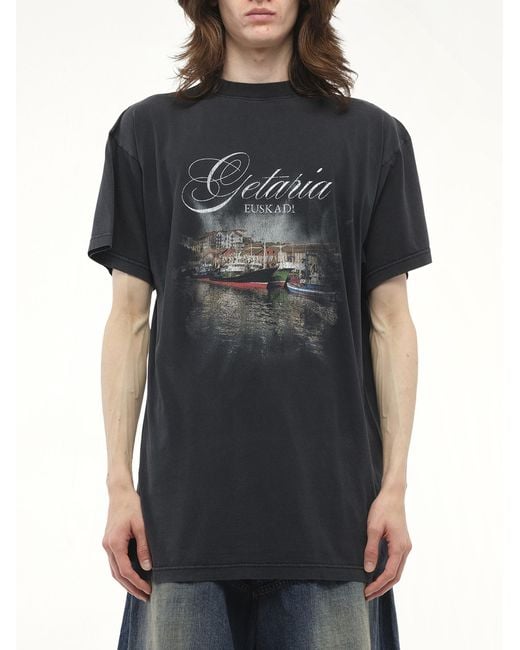 Balenciaga Geteria Tshirt サイズ1 Balenciaga Getaria Oversized T-Shirt, Short Sleeves, 100% Cotton