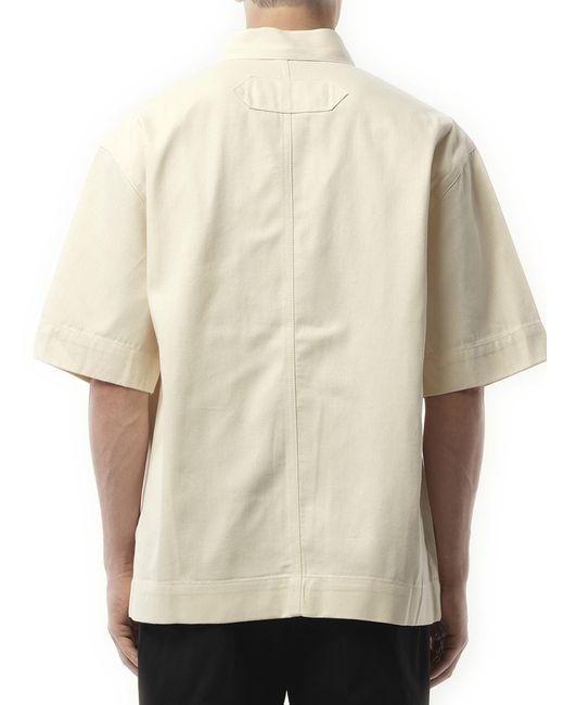 Jacquemus Natural La Chemise Denim Aloe for men