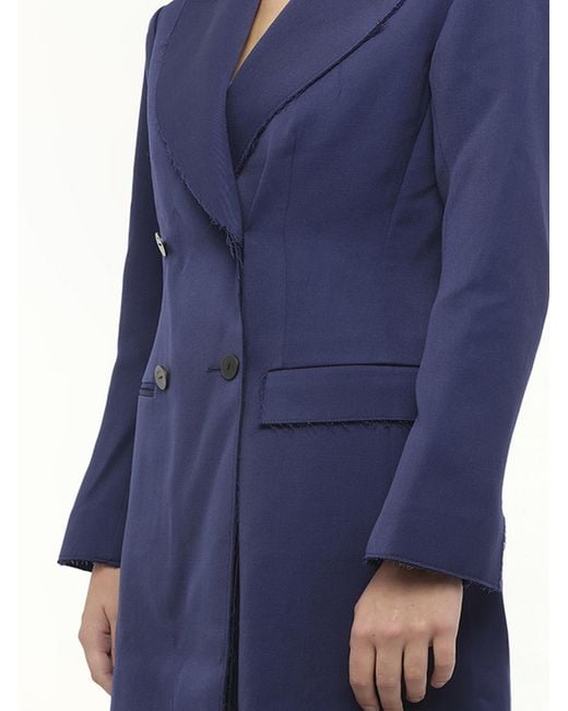 Loewe Blue Double Button Coat