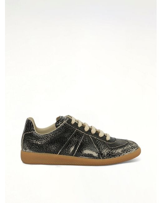 Maison Margiela Multicolor Replica Crackling Leather Sneaker
