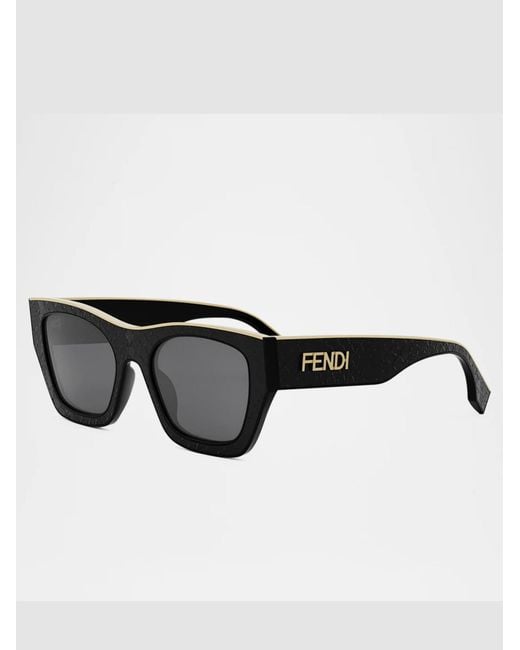 Fendi Black Fe40126I 5301A Injected Sunglasses