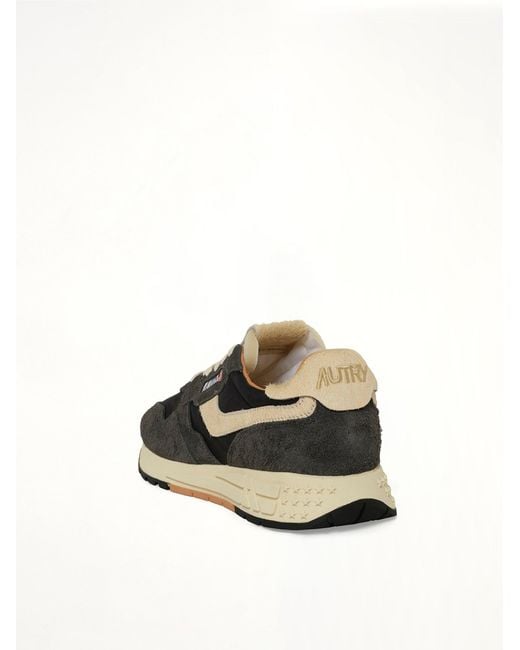 Autry Black Reelwind Low Top Sneaker for men