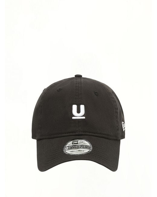 Undercover Black Embroidered Cap, 100% Cotton for men