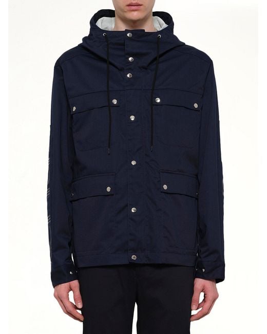 KENZO Blue Paris Parka Jacket for men