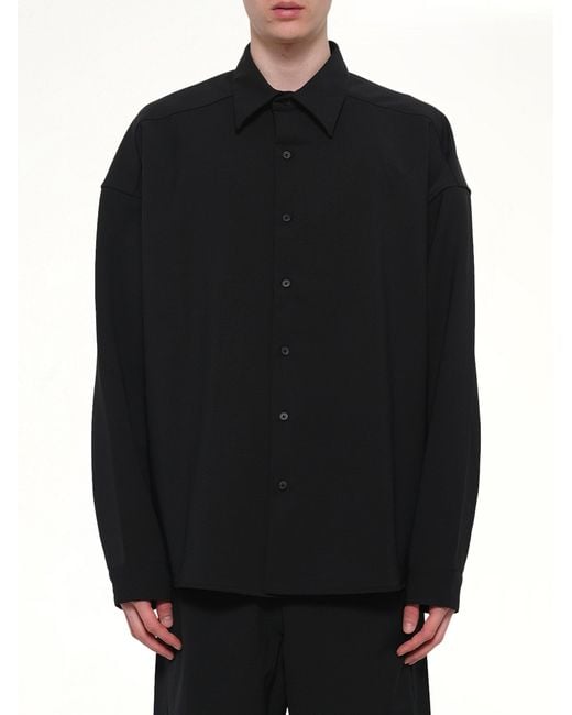 Entire studios Black Miller Shirt for men