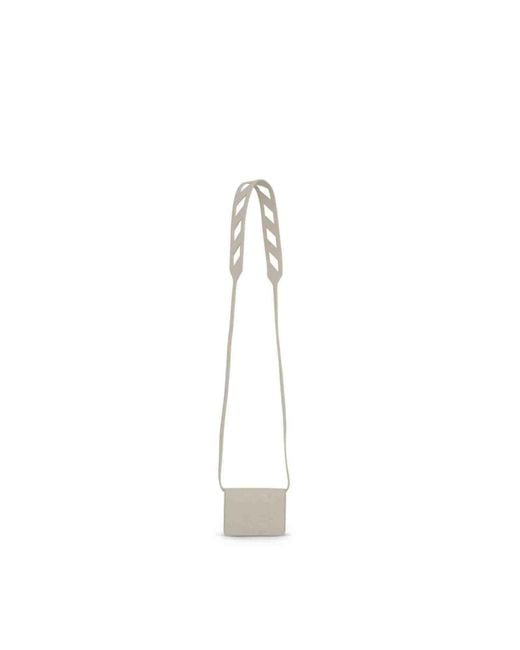 Off-White c/o Virgil Abloh White Binder Cc Holder On Strap