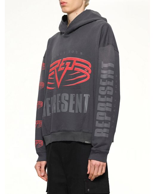 Represent Gray Living Legacy Tour Hoodie for men