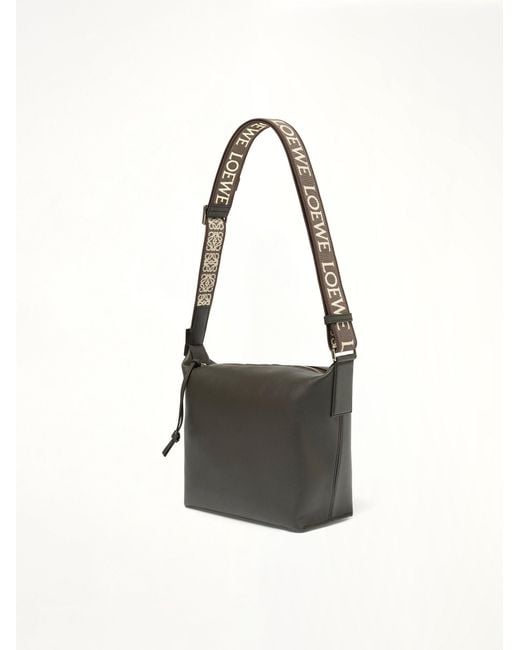 Loewe White Cubi Crossbody Small for men