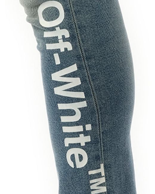 Off-White c/o Virgil Abloh Blue Skinny Denim Jeans for men