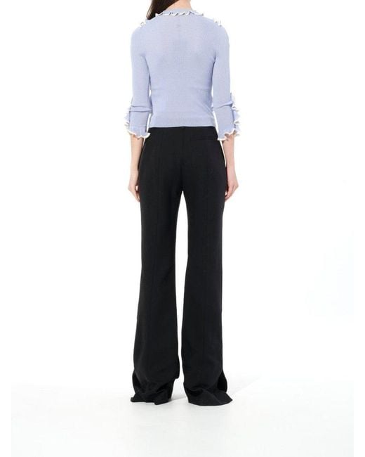 McQueen Black Light Wool Pant