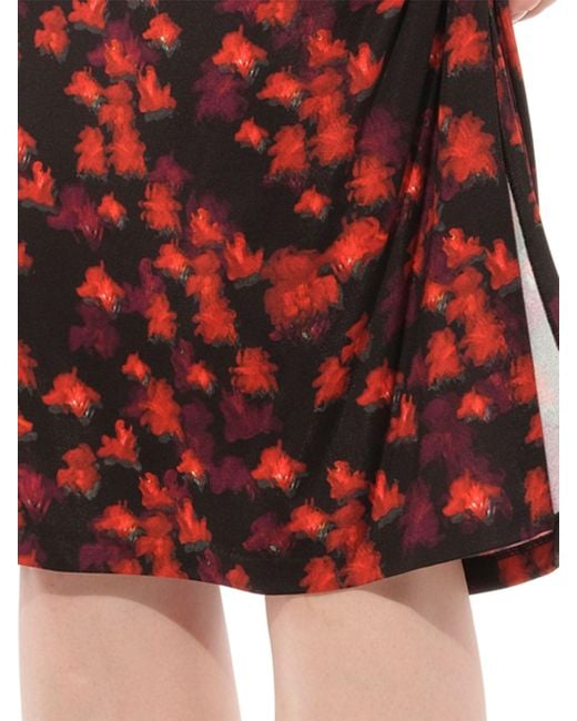 Givenchy Red Flower Skirt