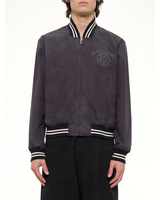 Maison Margiela Blue Maryland Bomber Jacket for men