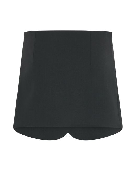 Coperni Black Tailored Mini Skirt, , 100% Polyester