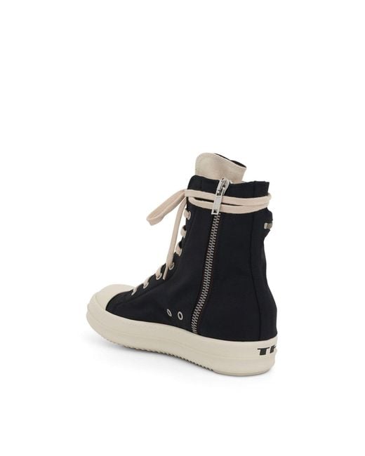 Rick Owens Black Cargo Sneakers for men