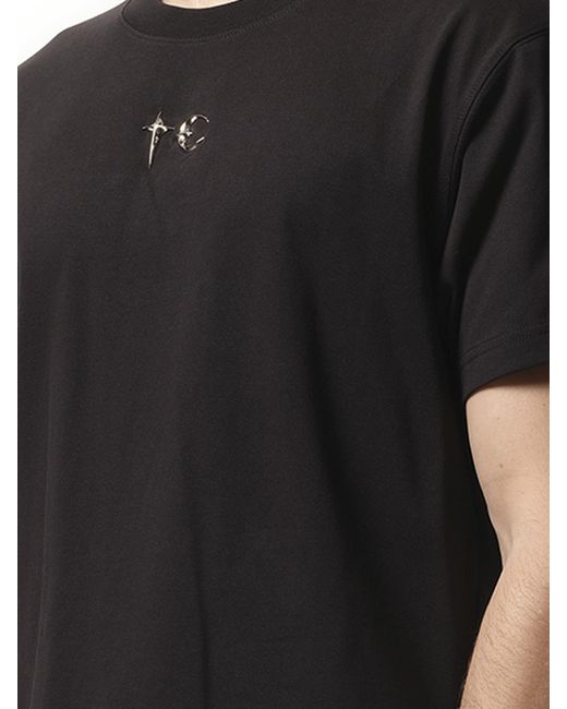 THUG CLUB Black Basic T-Shirt, 100% Cotton for men